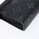 LOUIS VUITTON Eclipse Cles Voyage Pochette Coin Purse M82776 LV Auth 139998-16