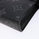 LOUIS VUITTON Eclipse Cles Voyage Pochette Coin Purse M82776 LV Auth 139998-7