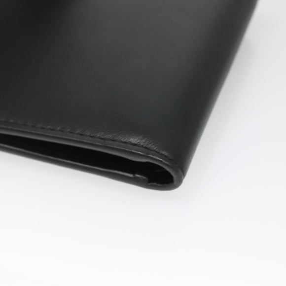 GUCCI Compact wallet Wallet Leather Black 597674 Auth 139999M