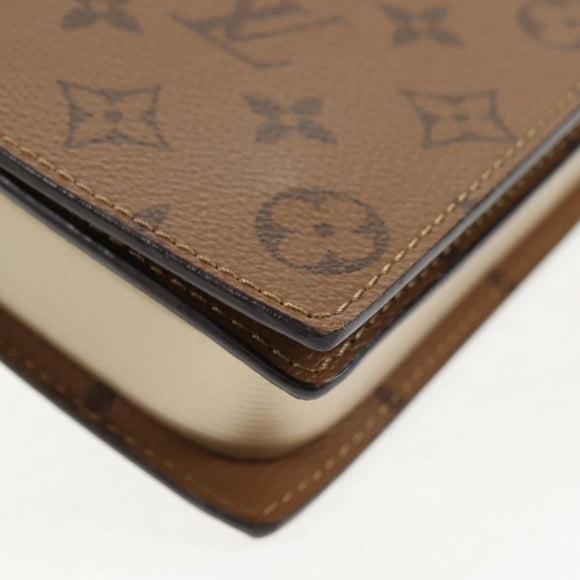 LOUIS VUITTON Monogram Reverse Book Wallet On Chain Bag M81830 LV Auth 140001SAM