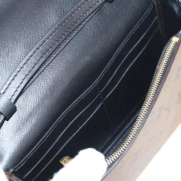 LOUIS VUITTON Monogram Reverse Book Wallet On Chain Bag M81830 LV Auth 140001M