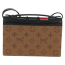 LOUIS VUITTON Monogram Reverse Book Wallet On Chain Bag M81830 LV Auth 140001M-13