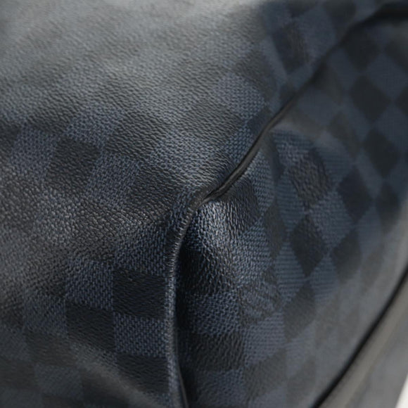 LOUIS VUITTON Damier Cobalt Keepall Bandouliere 55 Bag N41356 LV Auth 140002V