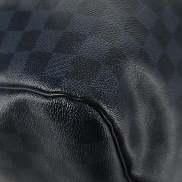 LOUIS VUITTON Damier Cobalt Keepall Bandouliere 55 Bag N41356 LV Auth 140002V