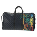 LOUIS VUITTON Damier Cobalt Keepall Bandouliere 55 Bag N41356 LV Auth 140002SM-2
