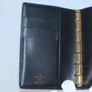 LOUIS VUITTON Epi Agenda PM Day Planner Cover Black R20052 LV Auth 140005-18