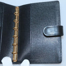 LOUIS VUITTON Epi Agenda PM Day Planner Cover Black R20052 LV Auth 140005-19