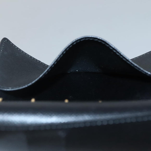 LOUIS VUITTON Epi Agenda PM Day Planner Cover Black R20052 LV Auth 140005