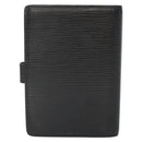 LOUIS VUITTON Epi Agenda PM Day Planner Cover Black R20052 LV Auth 140005-2