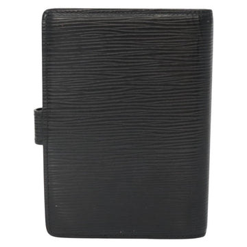 LOUIS VUITTON Epi Agenda PM Day Planner Cover Black R20052 LV Auth 140005 - 0