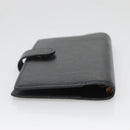 LOUIS VUITTON Epi Agenda PM Day Planner Cover Black R20052 LV Auth 140005-5