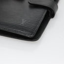 LOUIS VUITTON Epi Agenda PM Day Planner Cover Black R20052 LV Auth 140005-7