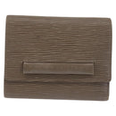 LOUIS VUITTON Epi Taiga Wallet 2Set Gray Ardoise LV Auth 140006-2