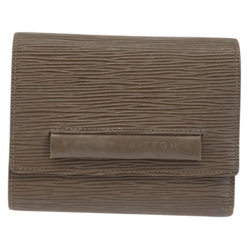 LOUIS VUITTON Epi Taiga Wallet 2Set Gray Ardoise LV Auth 140006 - 0