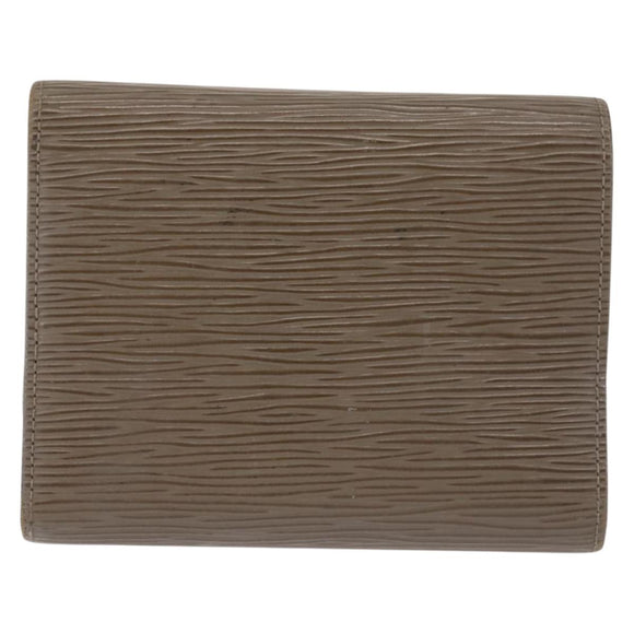 LOUIS VUITTON Epi Taiga Wallet 2Set Gray Ardoise LV Auth 140006