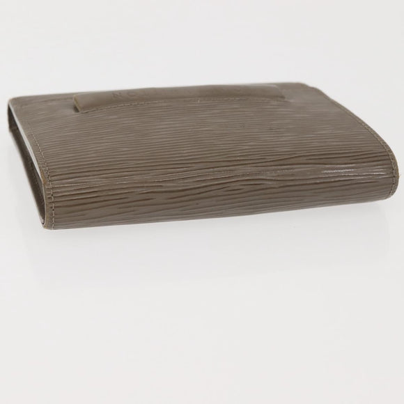LOUIS VUITTON Epi Taiga Wallet 2Set Gray Ardoise LV Auth 140006