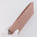 GUCCI Micro GG Canvas GG Canvas Wallet Leather 4Set Pink Black Auth 140007-14