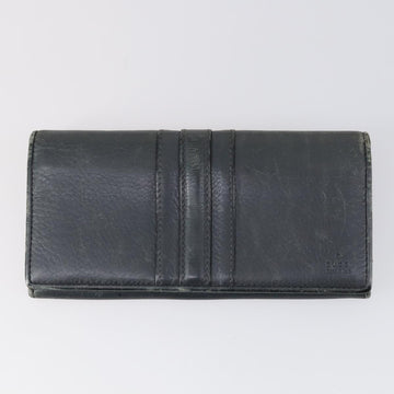 GUCCI Micro GG Canvas GG Canvas Wallet Leather 4Set Pink Black Auth 140007 - 0