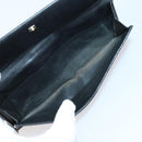 GUCCI Micro GG Canvas GG Canvas Wallet Leather 4Set Pink Black Auth 140007-24