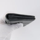 GUCCI Micro GG Canvas GG Canvas Wallet Leather 4Set Pink Black Auth 140007-4