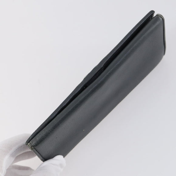 GUCCI Micro GG Canvas GG Canvas Wallet Leather 4Set Pink Black Auth 140007