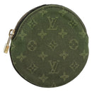 LOUIS VUITTON Monogram Mini Porte Monnaie Ron Purse TST Khaki M92451 Auth 140009-1