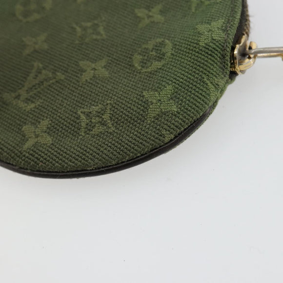 LOUIS VUITTON Monogram Mini Porte Monnaie Ron Purse TST Khaki M92451 Auth 140009
