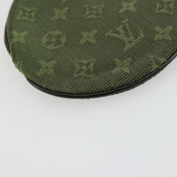 LOUIS VUITTON Monogram Mini Porte Monnaie Ron Purse TST Khaki M92451 Auth 140009