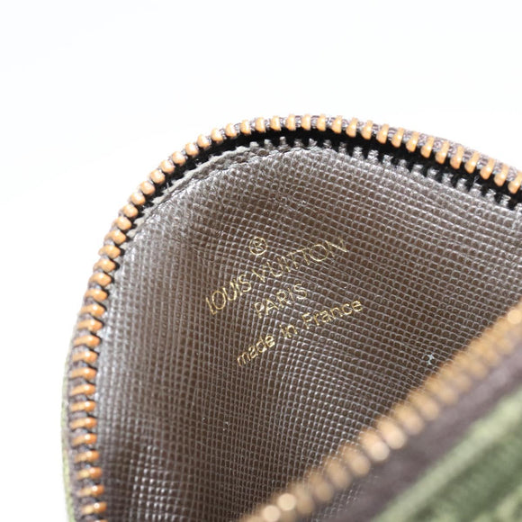 LOUIS VUITTON Monogram Mini Porte Monnaie Ron Purse TST Khaki M92451 Auth 140009
