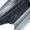LOUIS VUITTON Damier Graphite Zippy Coin Purse N63076 LV Auth 140010-10