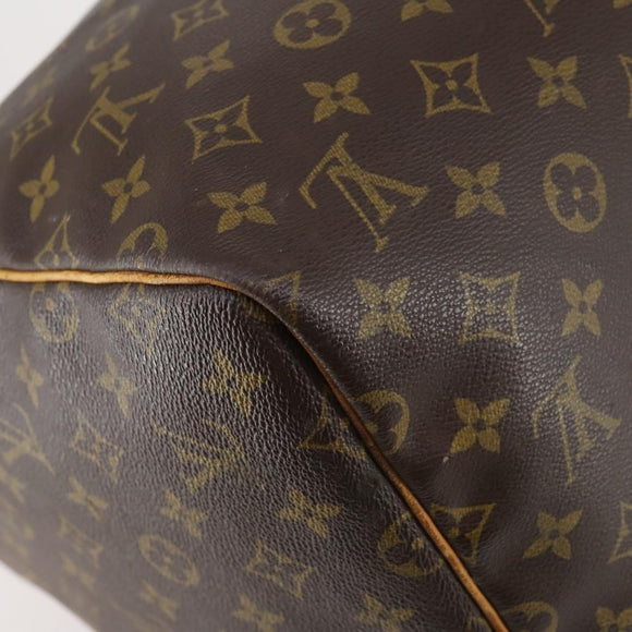 LOUIS VUITTON Monogram Keepall 55 Boston Bag M41424 LV Auth 140023