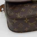 LOUIS VUITTON Monogram Saint Cloud GM Shoulder Bag M51242 LV Auth 140025-16