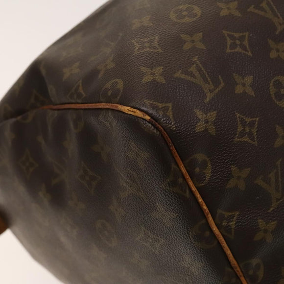 LOUIS VUITTON Monogram Keepall 55 Boston Bag M41424 LV Auth 140030