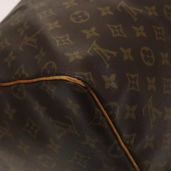 LOUIS VUITTON Monogram Keepall 55 Boston Bag M41424 LV Auth 140030