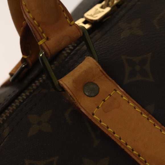 LOUIS VUITTON Monogram Keepall 55 Boston Bag M41424 LV Auth 140030