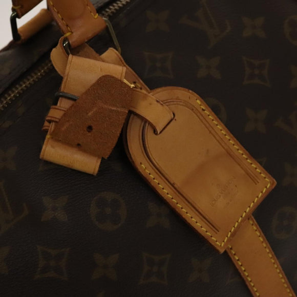 LOUIS VUITTON Monogram Keepall 55 Boston Bag M41424 LV Auth 140030