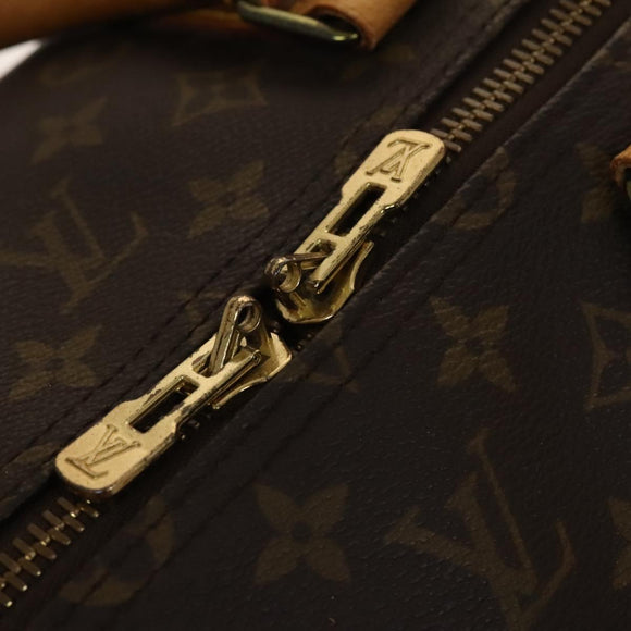 LOUIS VUITTON Monogram Keepall 55 Boston Bag M41424 LV Auth 140030