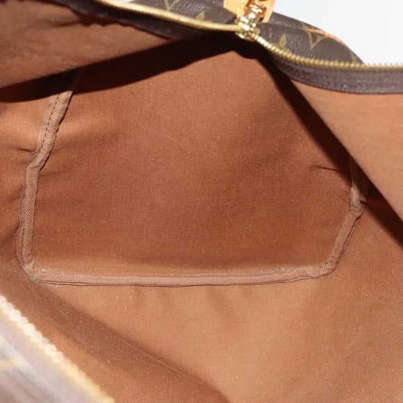 LOUIS VUITTON Monogram Keepall 55 Boston Bag M41424 LV Auth 140030