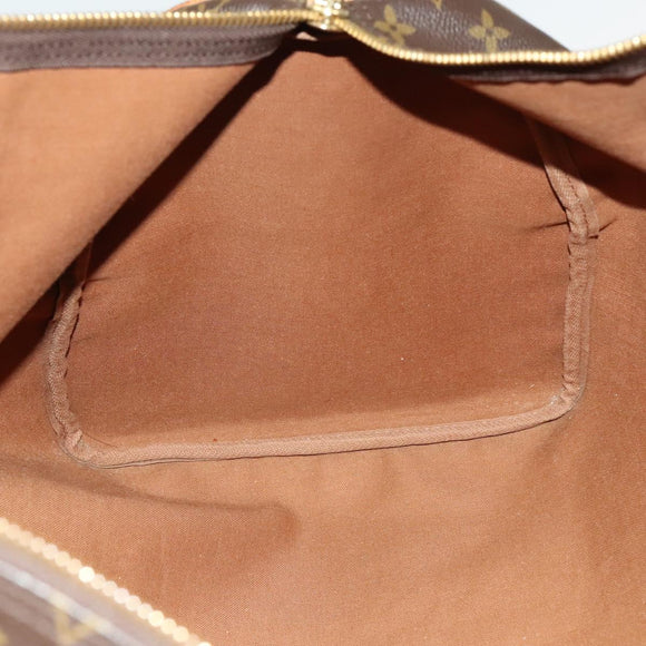 LOUIS VUITTON Monogram Keepall 55 Boston Bag M41424 LV Auth 140030