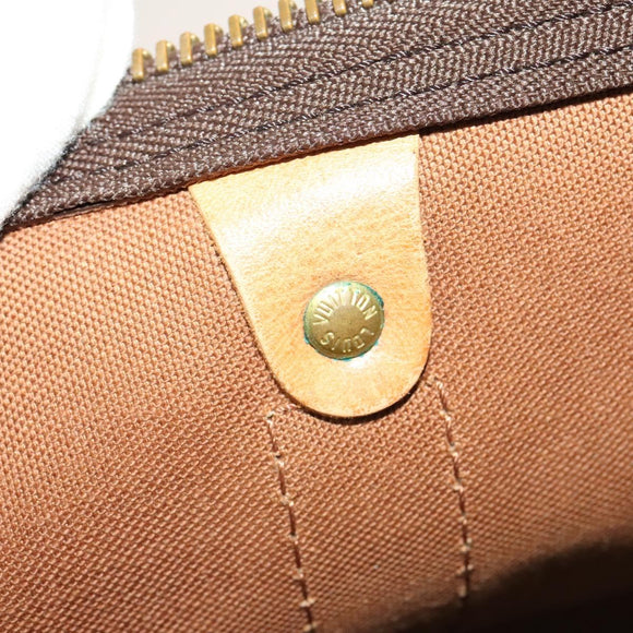 LOUIS VUITTON Monogram Keepall 55 Boston Bag M41424 LV Auth 140030