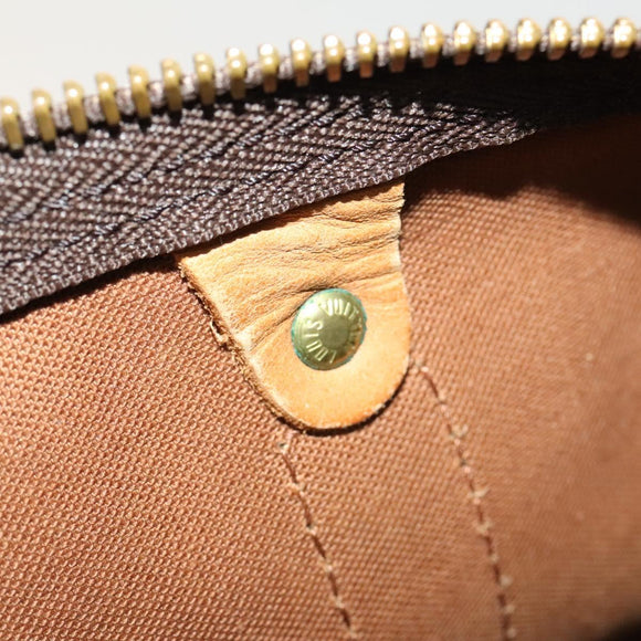 LOUIS VUITTON Monogram Keepall 55 Boston Bag M41424 LV Auth 140030