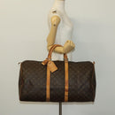 LOUIS VUITTON Monogram Keepall 55 Boston Bag M41424 LV Auth 140030-23