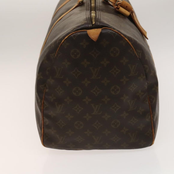 LOUIS VUITTON Monogram Keepall 55 Boston Bag M41424 LV Auth 140030