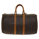 LOUIS VUITTON Monogram Keepall 45 Boston Bag M41428 LV Auth 140031-3