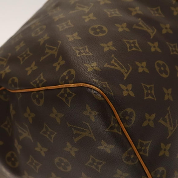 LOUIS VUITTON Monogram Keepall 55 Boston Bag M41424 LV Auth 140033