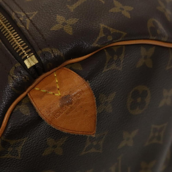 LOUIS VUITTON Monogram Keepall 55 Boston Bag M41424 LV Auth 140033