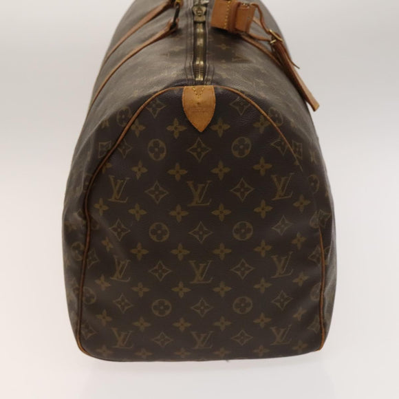 LOUIS VUITTON Monogram Keepall 55 Boston Bag M41424 LV Auth 140035