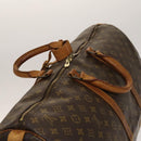 LOUIS VUITTON Monogram Keepall 55 Boston Bag M41424 LV Auth 140035-6