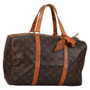LOUIS VUITTON Monogram Sac Souple 35 Boston Bag M41626 LV Auth 140038-1