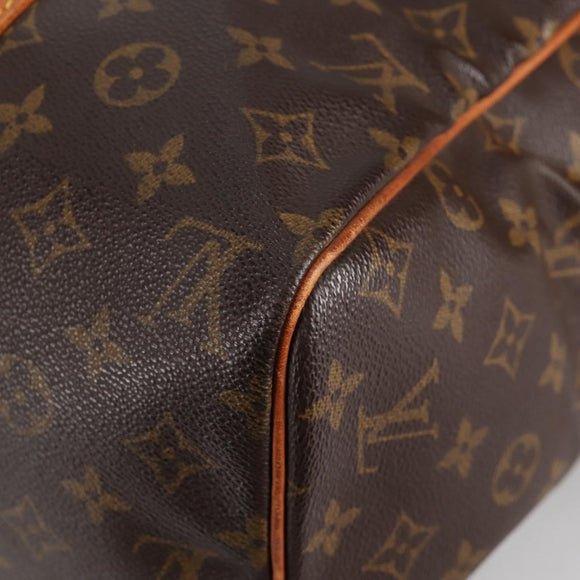 LOUIS VUITTON Monogram Sac Souple 35 Boston Bag M41626 LV Auth 140038